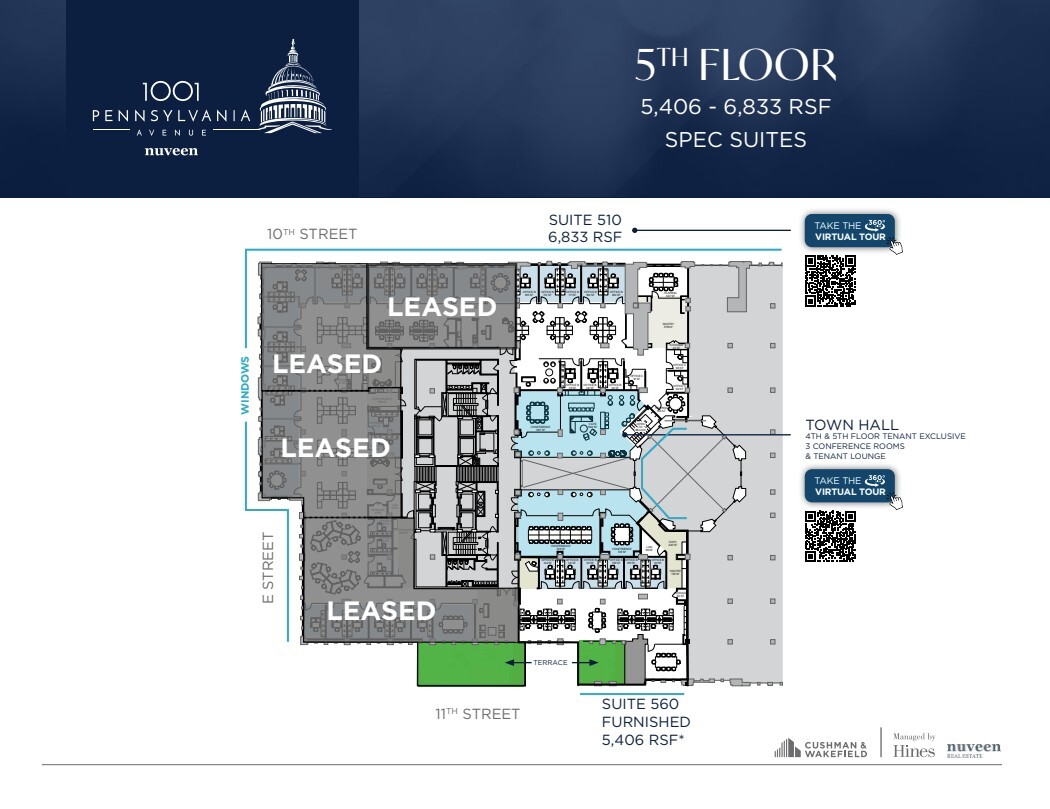1001 Pennsylvania Ave NW, Washington, DC en alquiler Plano de la planta- Imagen 1 de 1