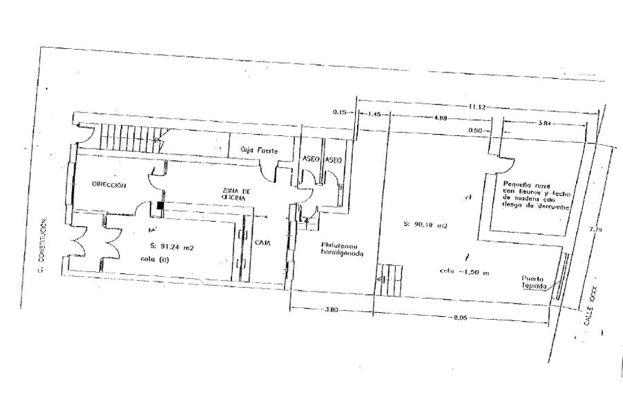 Calle Constitución, Hinojosas de Calatrava, Ciudad Real en venta - Plano de la planta - Imagen 2 de 2