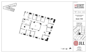 50 Hurt Plz SE, Atlanta, GA en alquiler Plano de la planta- Imagen 1 de 1