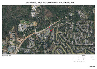 8496 Veterans Pky, Columbus, GA - VISTA AÉREA  vista de mapa