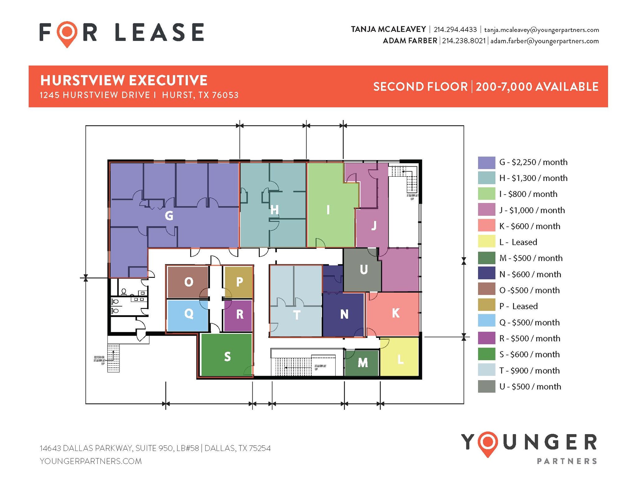 1245 Hurstview Dr, Hurst, TX en alquiler Plano de la planta- Imagen 1 de 1