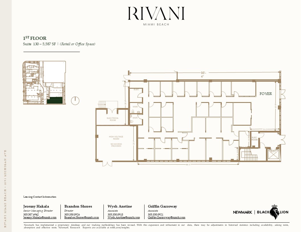 1691 Michigan Ave, Miami Beach, FL en alquiler Plano de la planta- Imagen 1 de 1