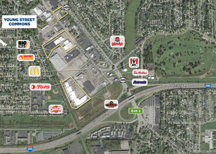 670 Young St, Tonawanda, NY - VISTA AÉREA  vista de mapa