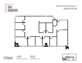 16633 N Dallas Pky, Addison, TX en alquiler Plano de la planta- Imagen 1 de 1