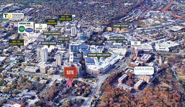 600 Fairmount Ave, Towson, MD - VISTA AÉREA  vista de mapa