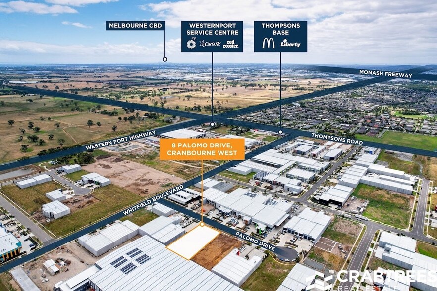 8-10 Palomo Dr, Clyde North en alquiler - Vista aérea - Imagen 2 de 3