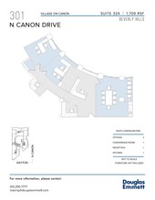 301-333 N Canon Dr, Beverly Hills, CA en alquiler Plano de la planta- Imagen 1 de 1