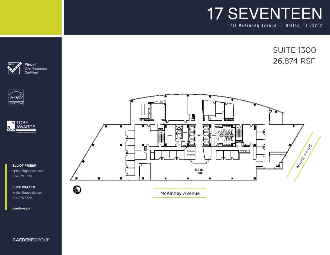 1717 McKinney Ave, Dallas, TX en alquiler Plano de la planta- Imagen 1 de 1