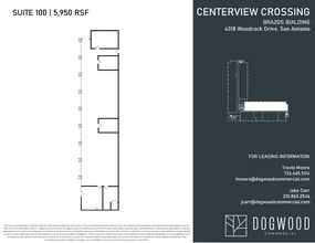 4538 Centerview Dr, San Antonio, TX en alquiler Plano de la planta- Imagen 1 de 1