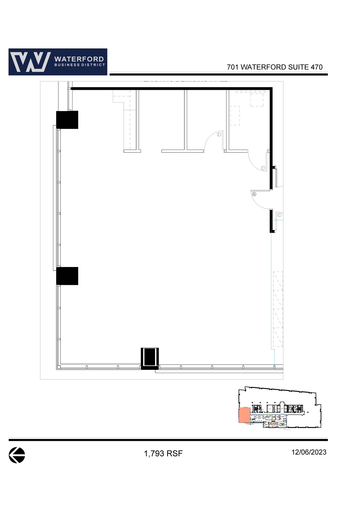 5200 Waterford District Dr, Miami, FL en alquiler Plano de la planta- Imagen 1 de 1