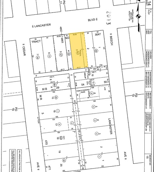 548 W Lancaster Blvd, Lancaster, CA en alquiler - Plano de solar - Imagen 2 de 2