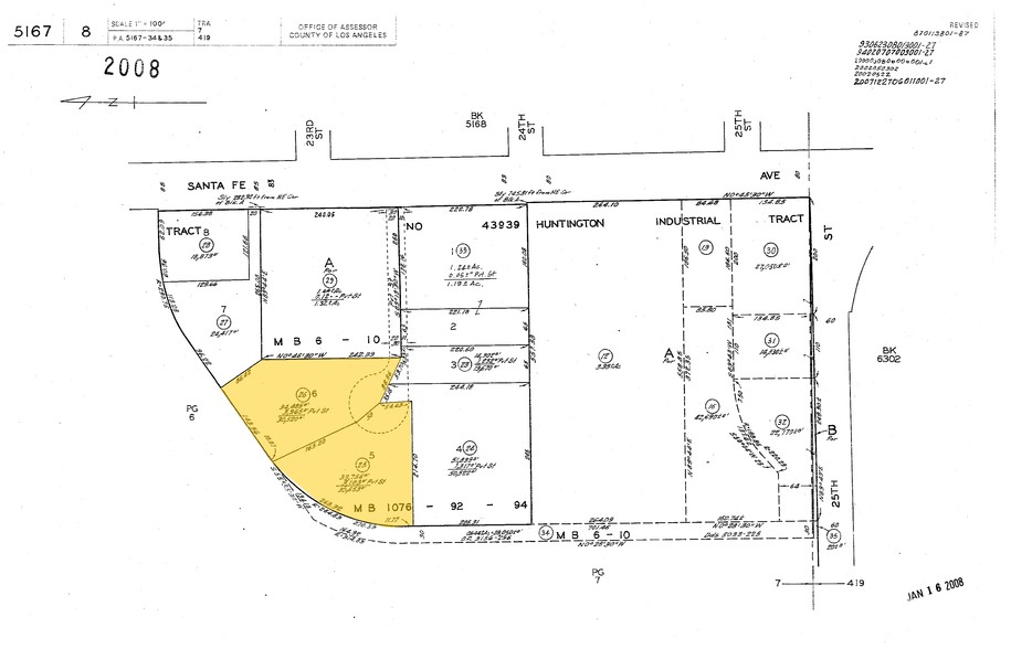 2313-2317 S Santa Fe Ave, Los Angeles, CA en alquiler - Plano de solar - Imagen 3 de 6