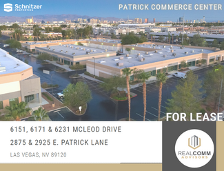 Más detalles para 2875 E Patrick Ln, Las Vegas, NV - Flex, nave en alquiler