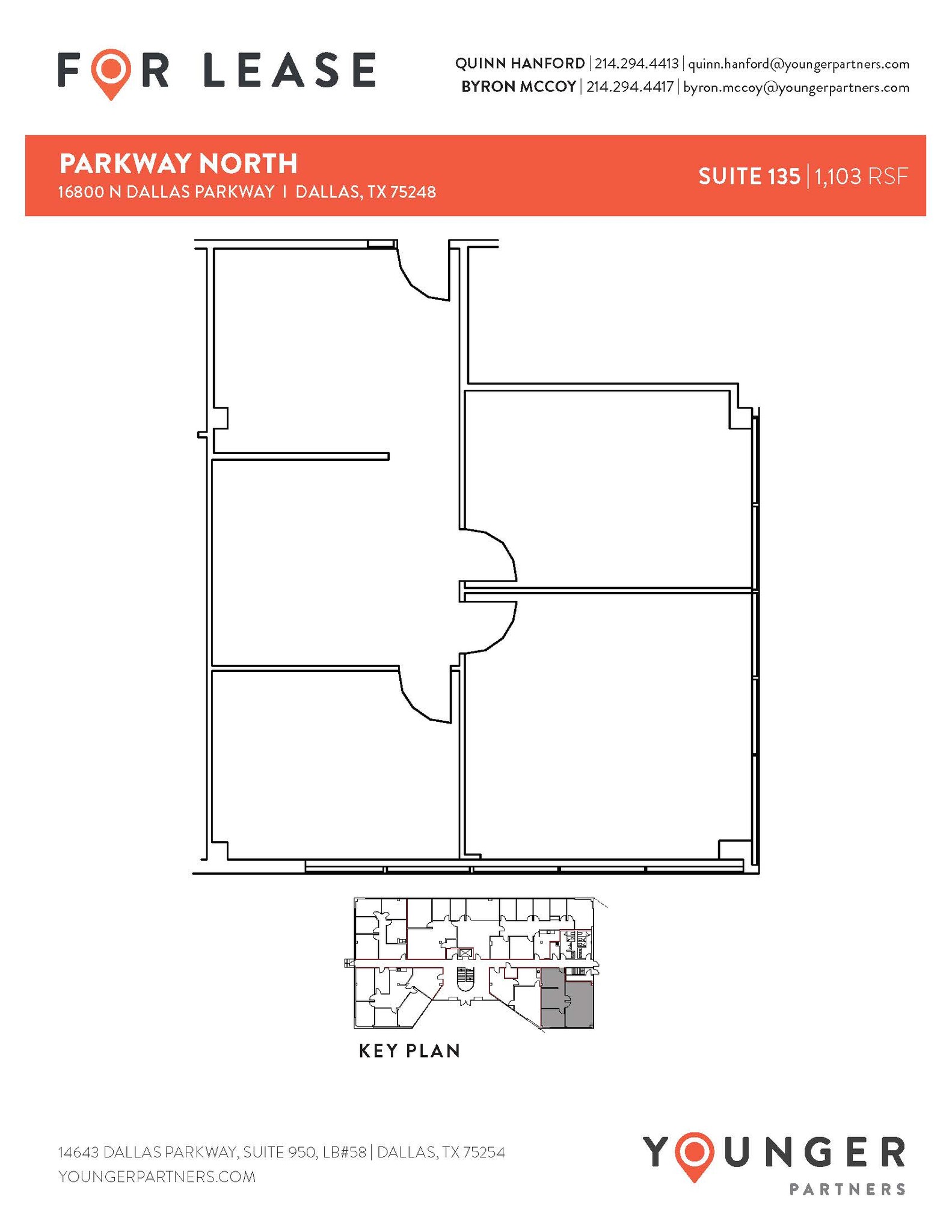 16800 N Dallas Pky, Dallas, TX en alquiler Plano de la planta- Imagen 1 de 1