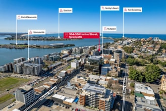 364-366 Hunter St, Newcastle, NSW - Aérea  vista de mapa - Image1