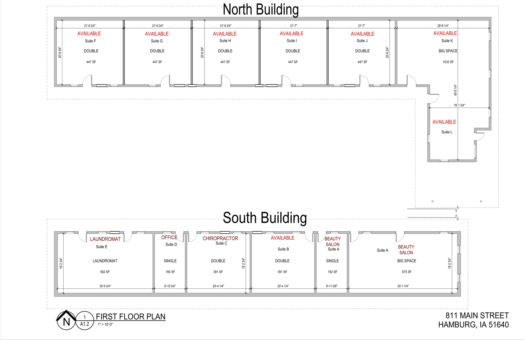 811 Main St, Hamburg, IA en alquiler Plano del sitio- Imagen 1 de 1