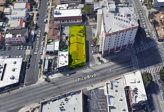 4158 W Pico Blvd, Los Angeles, CA - VISTA AÉREA  vista de mapa