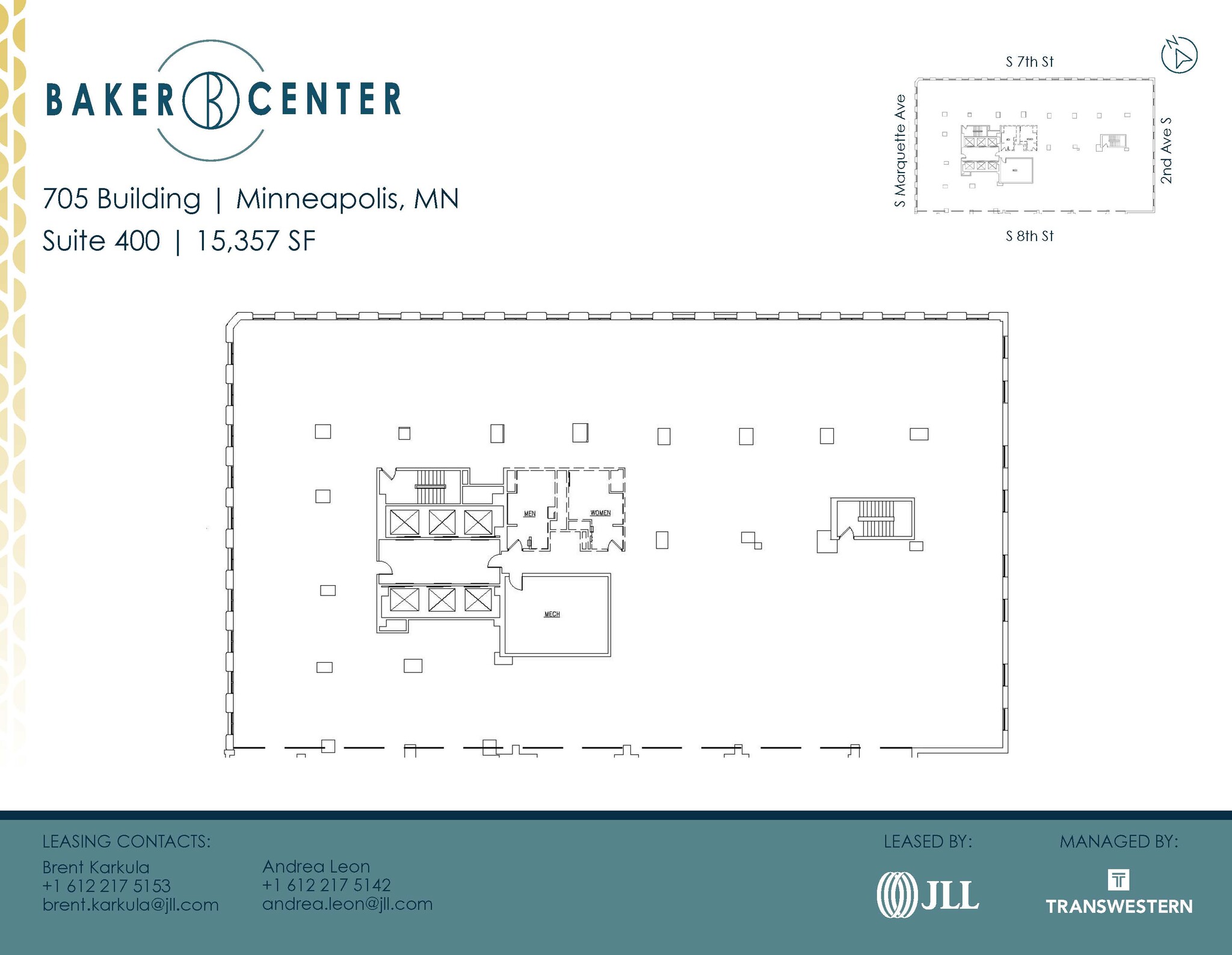 733 Marquette Ave, Minneapolis, MN en alquiler Plano de la planta- Imagen 1 de 1