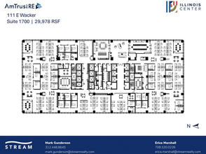 111 E Wacker Dr, Chicago, IL en alquiler Plano de la planta- Imagen 1 de 1