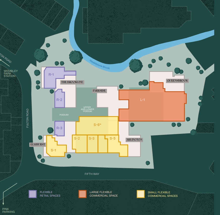 Fulton Rd, Wembley en alquiler Plano de la planta- Imagen 1 de 4