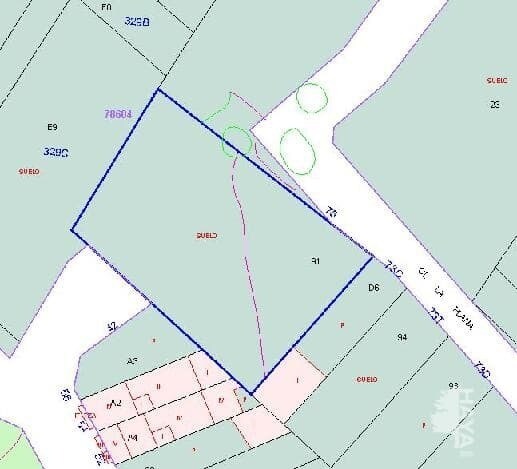 Carrer la Plana, Vila-real, Castellón en venta - Plano de solar - Imagen 3 de 3
