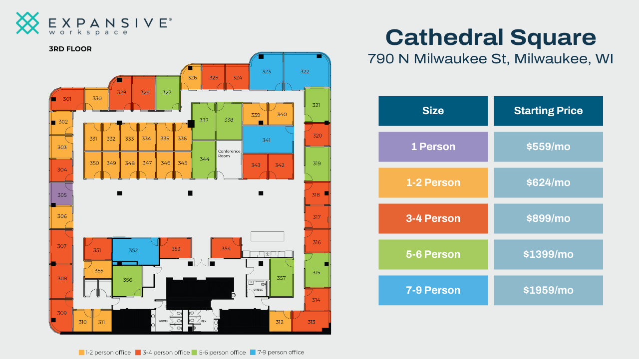 790 N Milwaukee St, Milwaukee, WI en alquiler Plano de la planta- Imagen 1 de 4