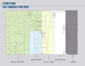 2001-2003 Commerce Park Dr, Annapolis, MD en alquiler Plano de la planta- Imagen 2 de 5