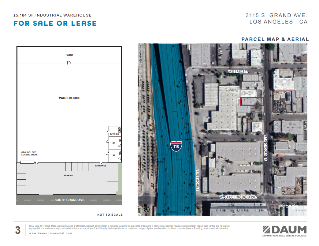 3115 S Grand Ave, Los Angeles, CA en venta Plano de la planta- Imagen 1 de 1