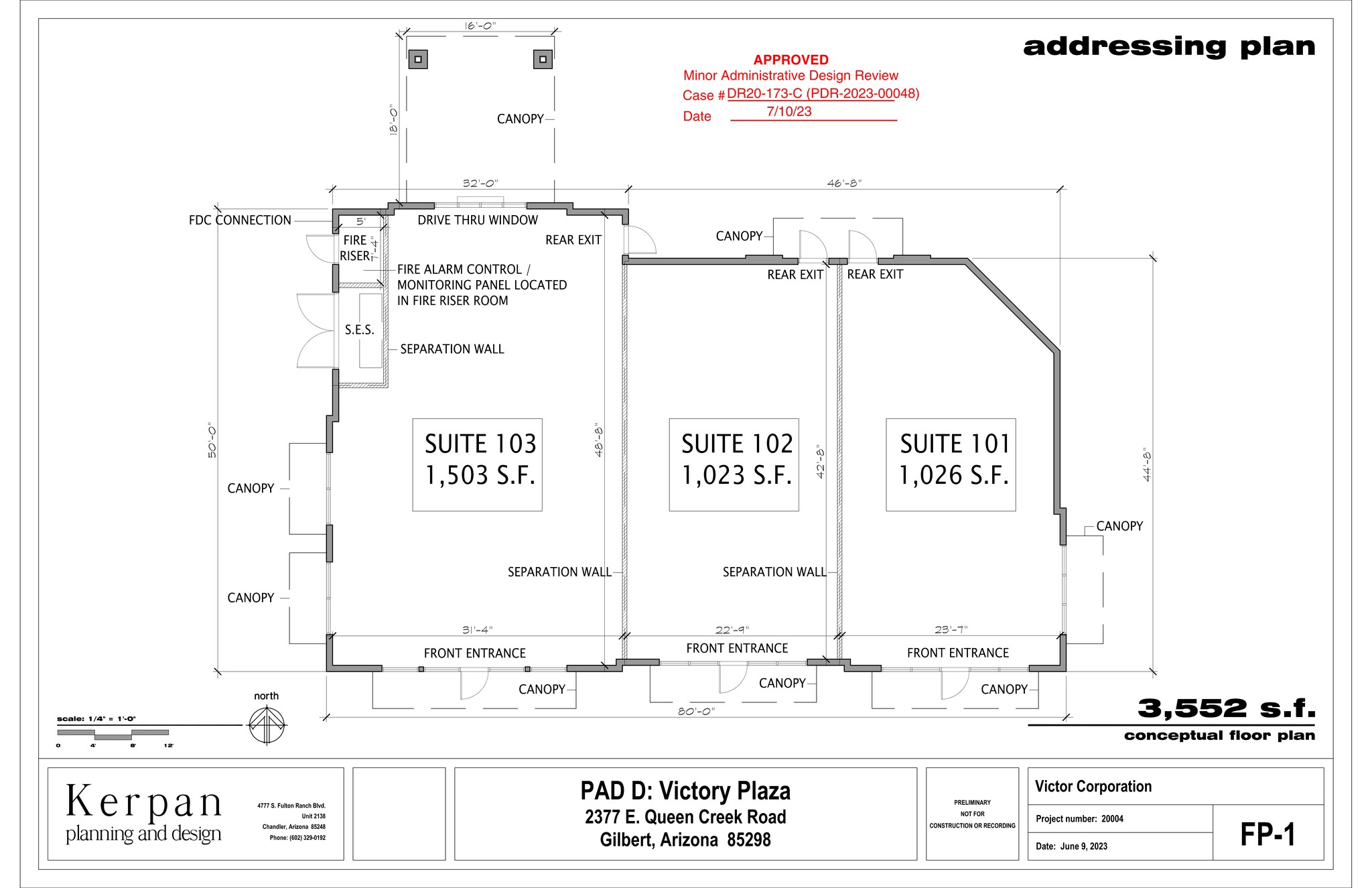 2343 E Queen Creek, Gilbert, AZ en alquiler Plano del sitio- Imagen 1 de 3