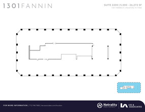 1301 Fannin St, Houston, TX en alquiler Plano de la planta- Imagen 2 de 2