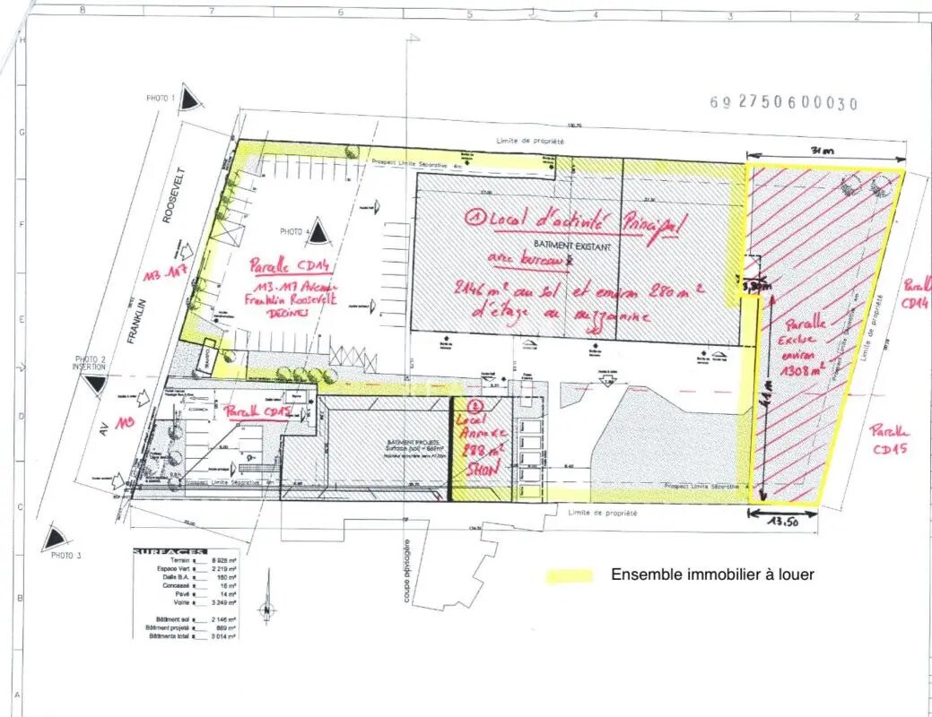 Flex en Décines-Charpieu en alquiler Plano de la planta- Imagen 1 de 13