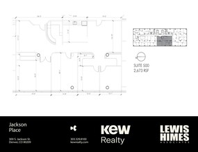 300 S Jackson St, Denver, CO en alquiler Plano del sitio- Imagen 2 de 6