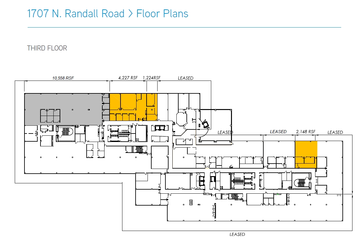 1707 N Randall Rd, Elgin, IL en alquiler Plano de la planta- Imagen 1 de 2