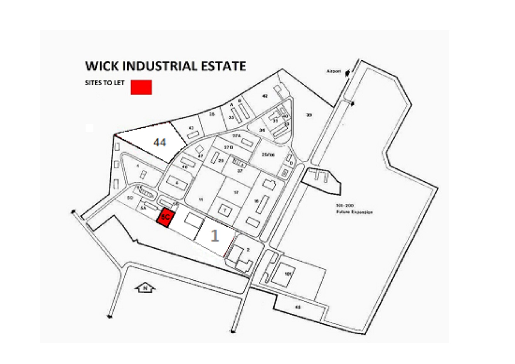 5C, Wick en alquiler Plano del sitio- Imagen 1 de 2