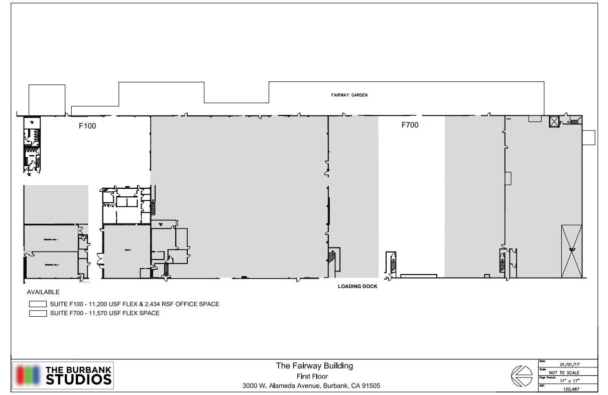 3000 W Alameda Ave, Burbank, CA en alquiler Plano de la planta- Imagen 1 de 1