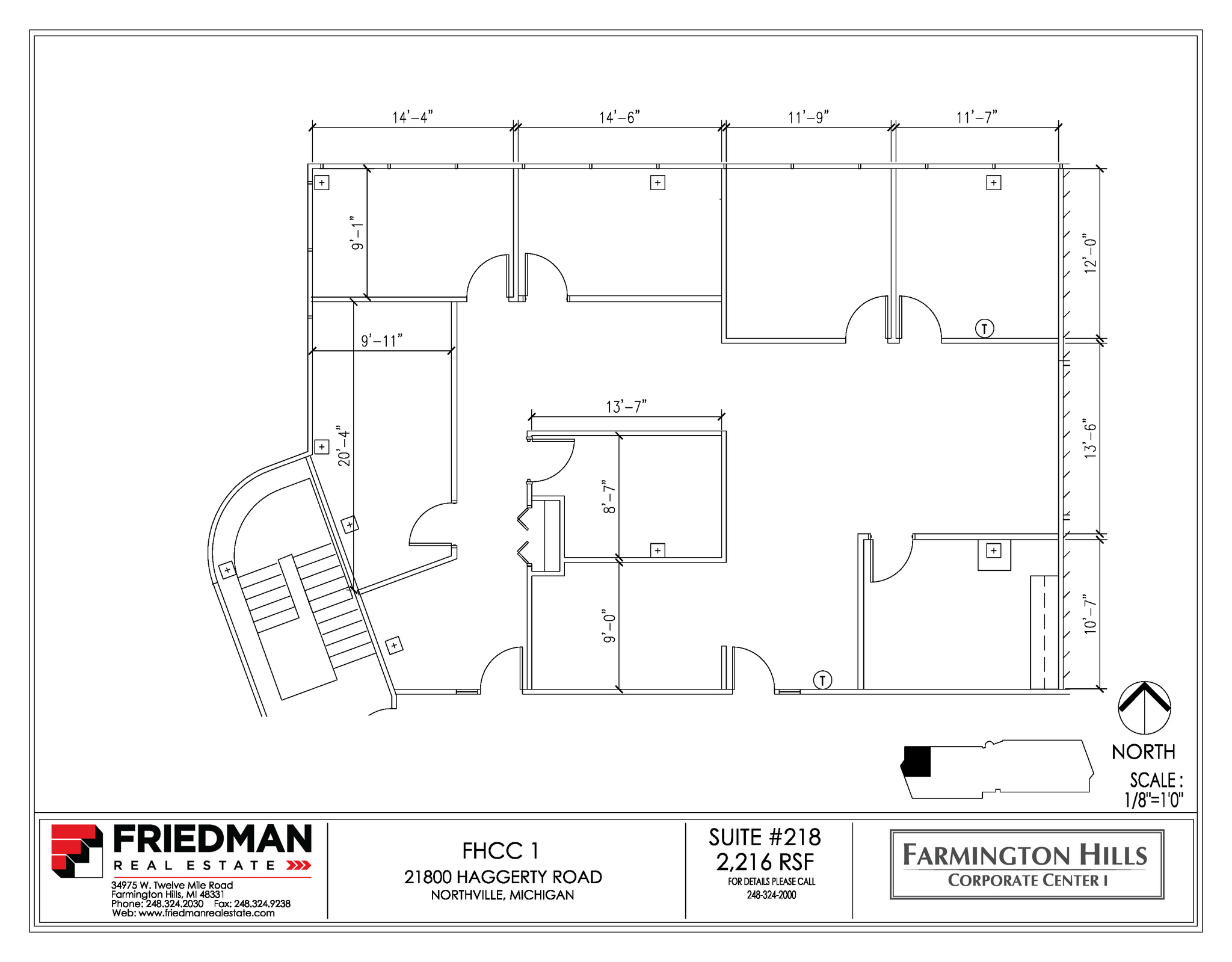 21800 Haggerty Rd, Northville, MI en alquiler Plano de la planta- Imagen 1 de 2