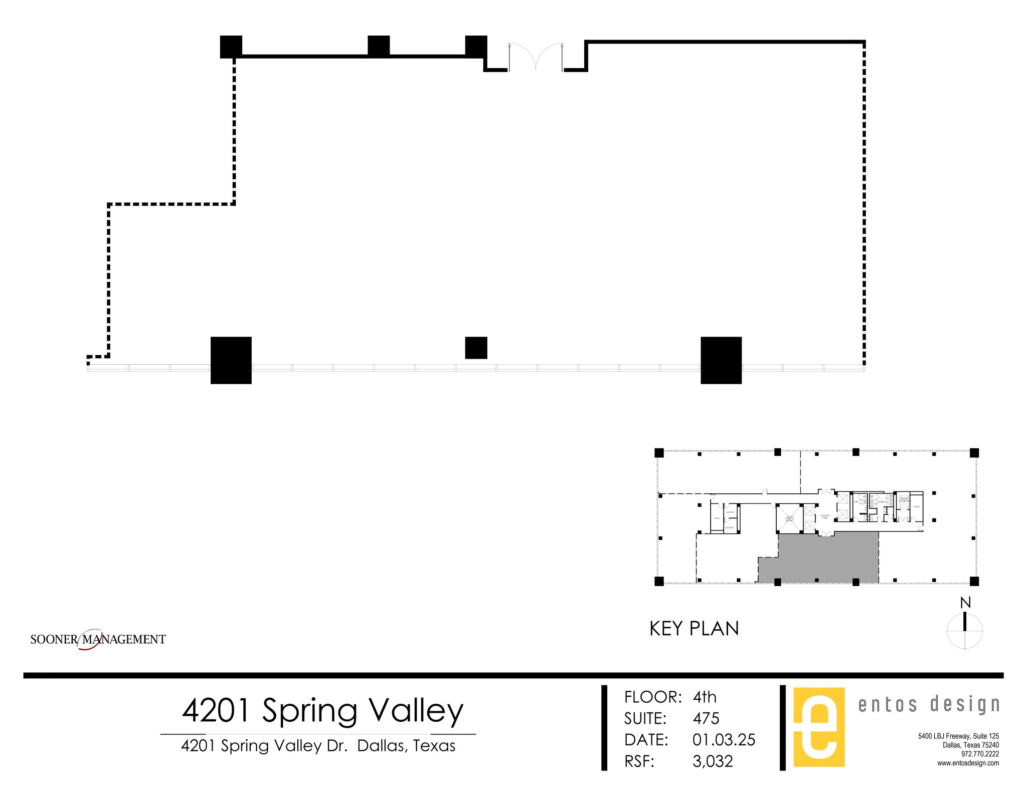 4201 Spring Valley Rd, Dallas, TX en alquiler Plano del sitio- Imagen 1 de 1