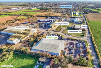 Cromer Rd, North Walsham, NFK - Aérea  vista de mapa