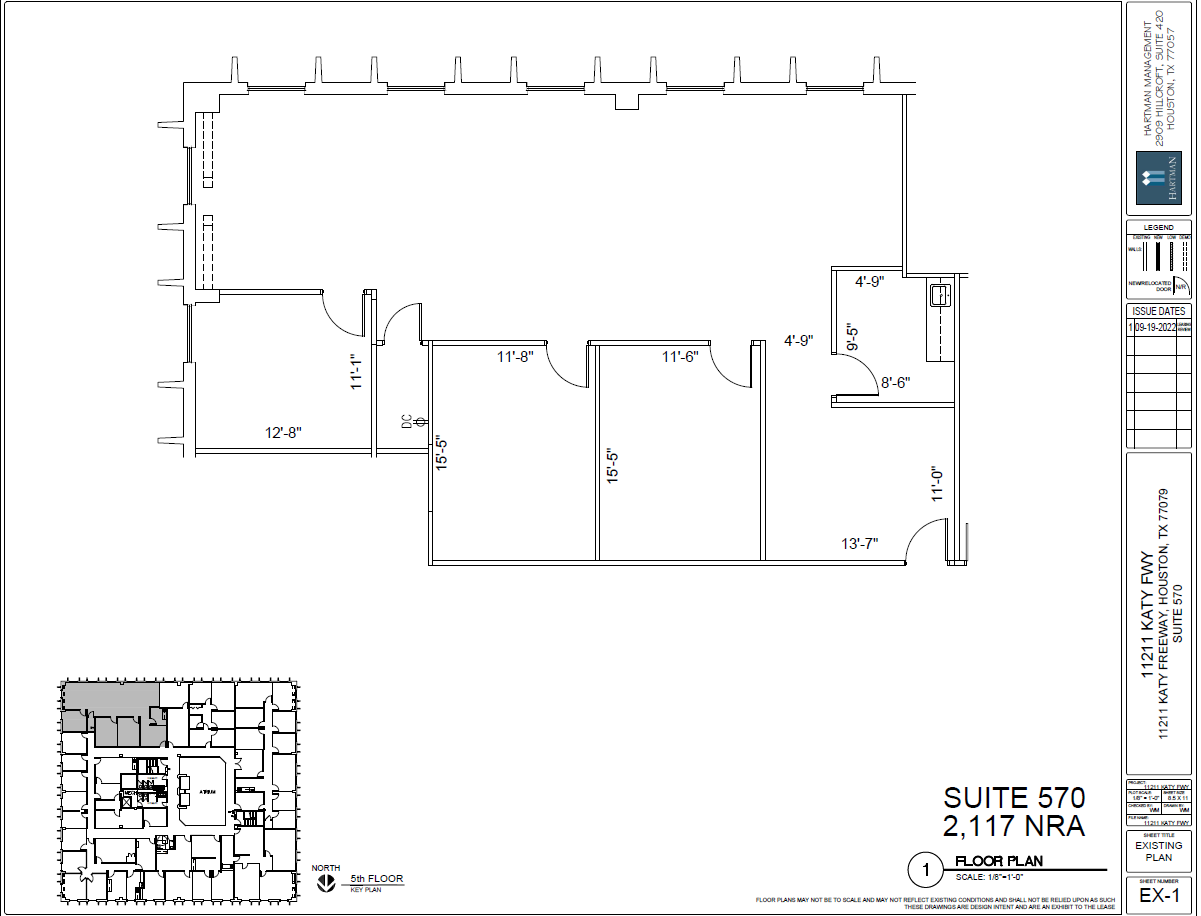 11211 Katy Fwy, Houston, TX en alquiler Plano de la planta- Imagen 1 de 1