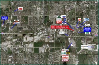 18501 Maple Creek Dr, Tinley Park, IL - VISTA AÉREA  vista de mapa