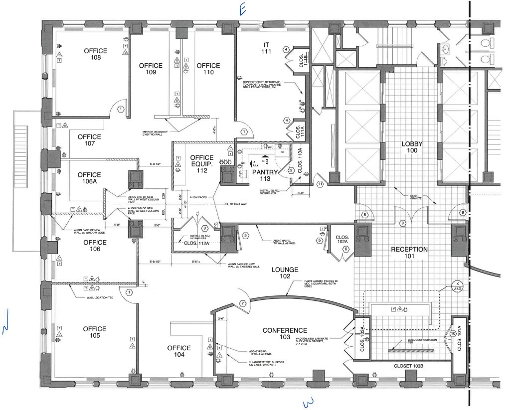 307 N Michigan Ave, Chicago, IL en alquiler Plano de la planta- Imagen 1 de 2