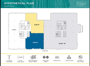 1099 14th St NW, Washington, DC en alquiler Plano de la planta- Imagen 1 de 1