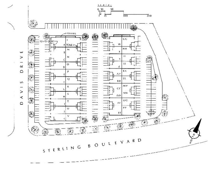 201 Davis Dr, Sterling, VA en alquiler - Plano del sitio - Imagen 2 de 3