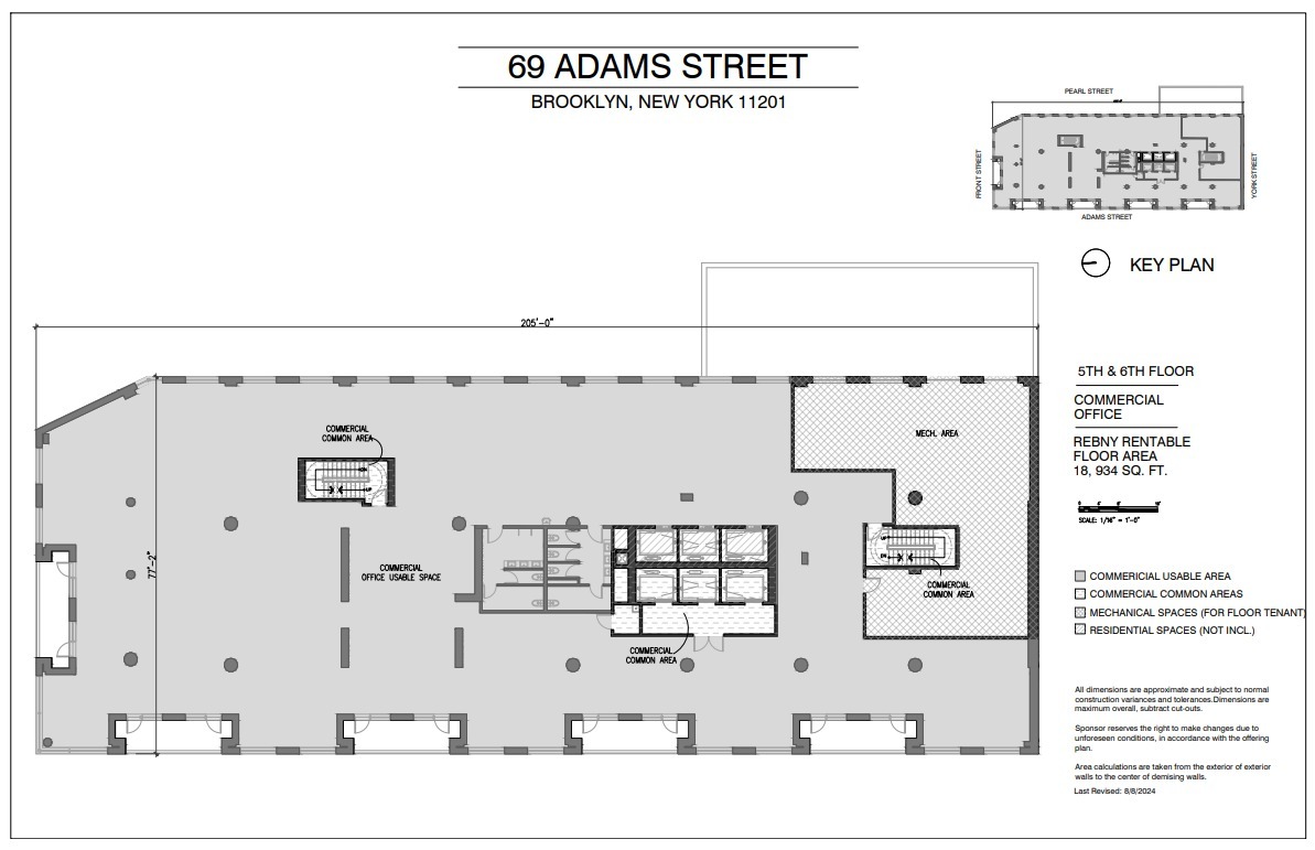 69 Adams St, Brooklyn, NY en alquiler Plano de la planta- Imagen 1 de 8