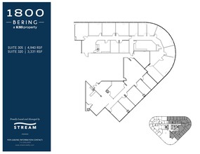 1800 Bering Dr, Houston, TX en alquiler Plano de la planta- Imagen 1 de 2