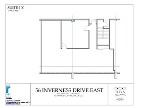 56 Inverness Dr E, Englewood, CO en alquiler Plano de la planta- Imagen 2 de 2