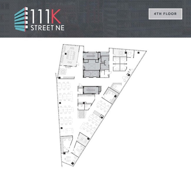 111 K St NE, Washington, DC en alquiler Plano de la planta- Imagen 1 de 1