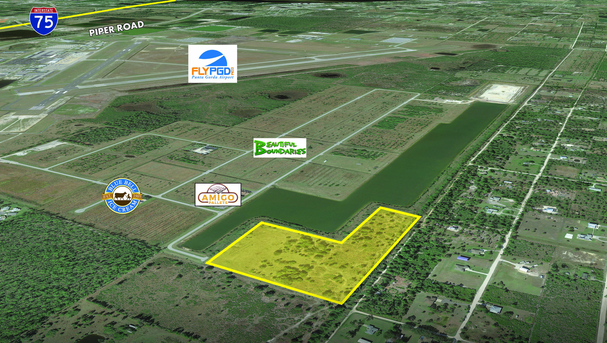 8432-8498 Woodward Rd, Punta Gorda, FL en venta Vista aérea- Imagen 1 de 8