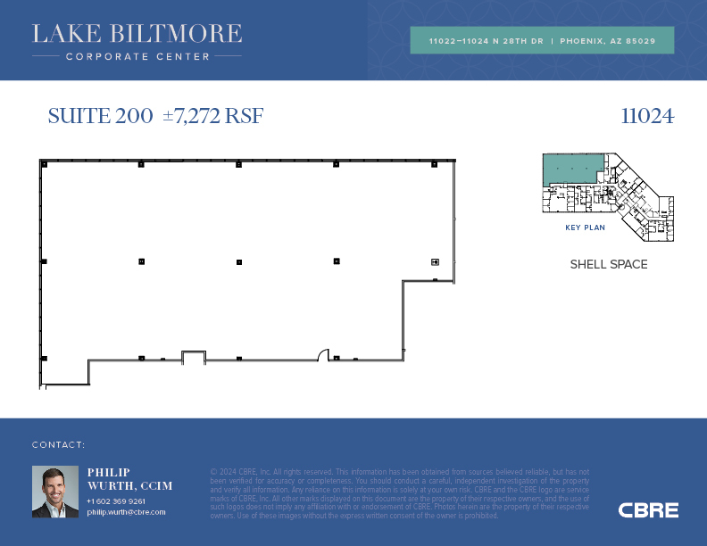 11022-11024 N 28th Dr, Phoenix, AZ en alquiler Plano de la planta- Imagen 1 de 1