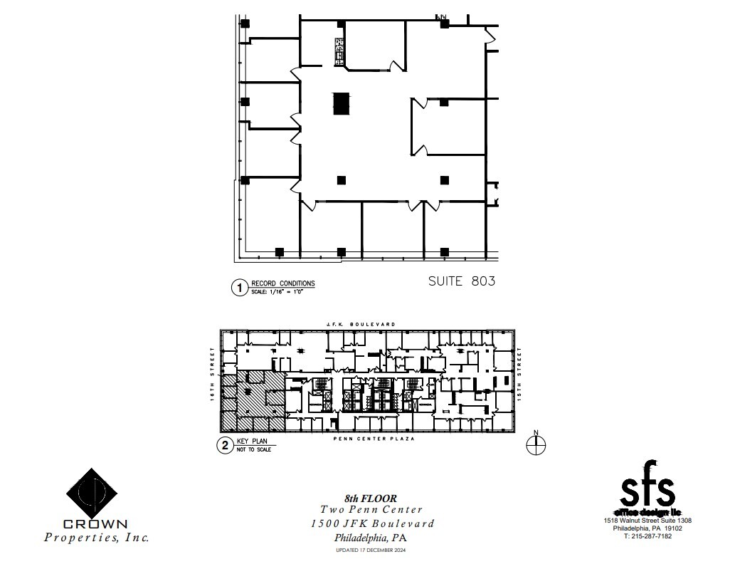 1500 John F Kennedy Blvd, Philadelphia, PA en alquiler Plano de la planta- Imagen 1 de 1